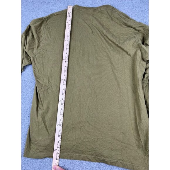 Duluth Trading Shirt Mens XL Olive Green Longtail T Relaxed Fit Cotton - Picture 7 of 12
